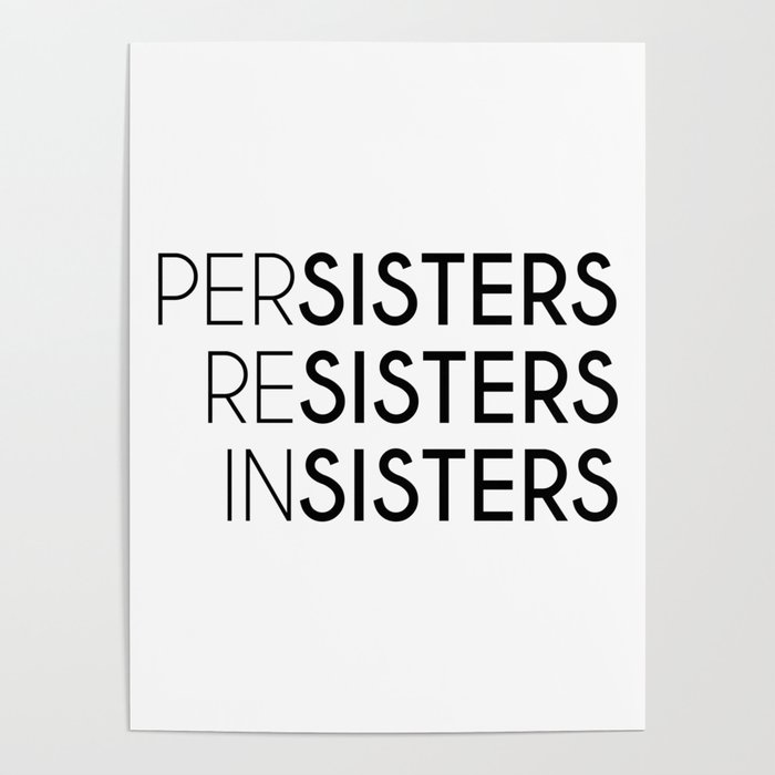 PerSisters, ReSisters, InSisters Poster