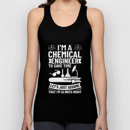 Chemical Engineer Chemistry Engineering Science Unisex Tank Top