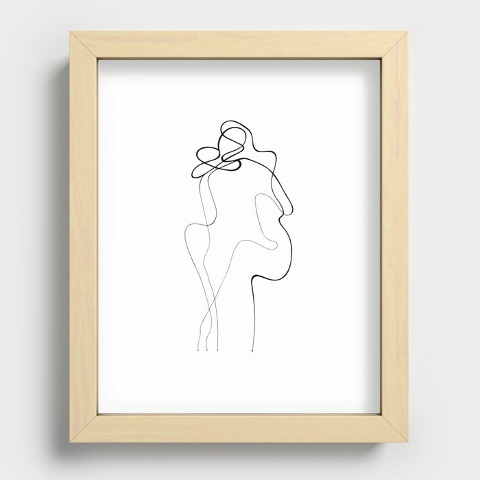 Couple Recessed Framed Print