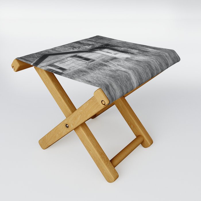 This Old House Folding Stool By Pinderdorothy