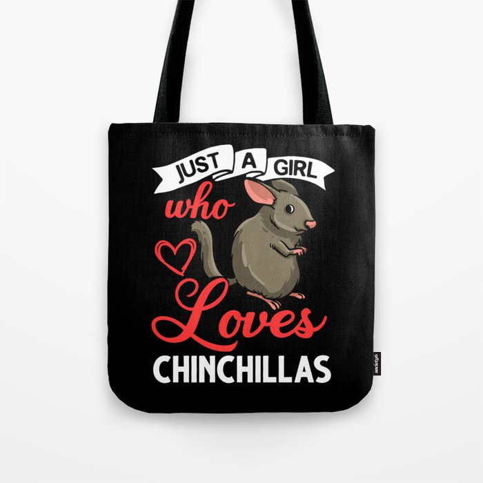 Chinchilla Animal Cute Funny Cage Bath Tote Bag