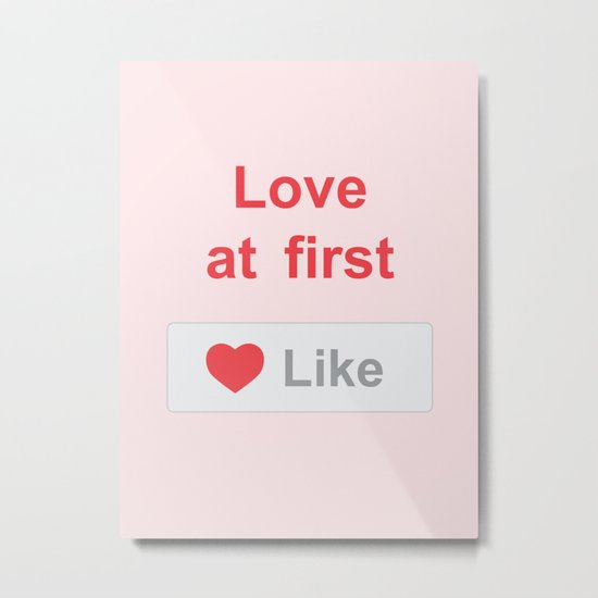 YOUNG LOVE Metal Print