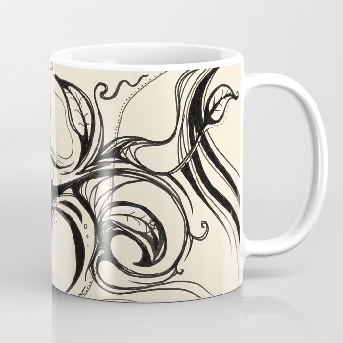 Eye Fish Doodle Coffee Mug