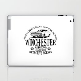 Winchester and Sons detective agency Laptop Skin