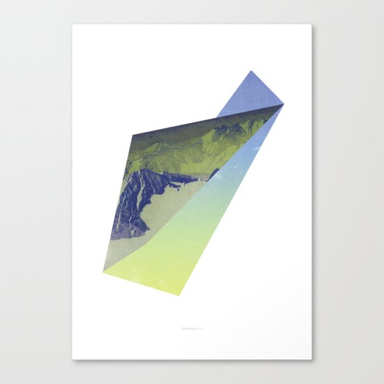 Triangle Mountains Canvas Print