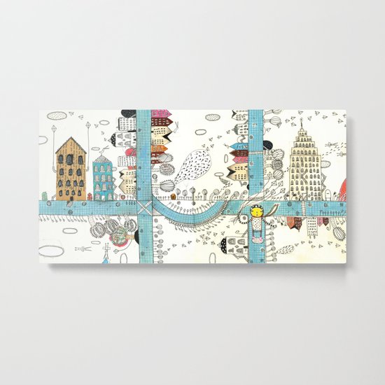 DownTown Metal Print