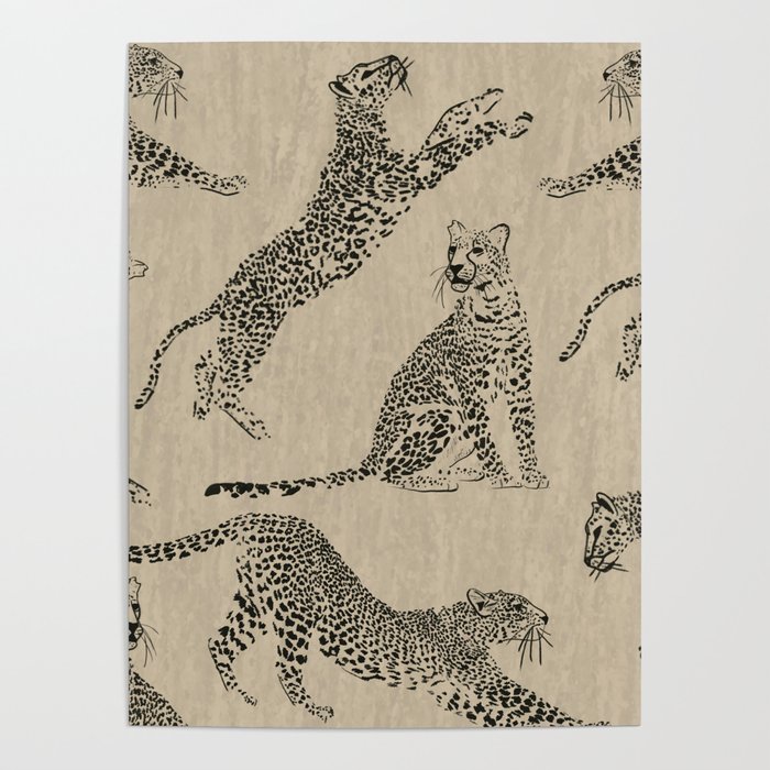 tan leopard pattern
