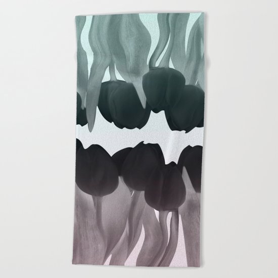 Tulips Beach Towel