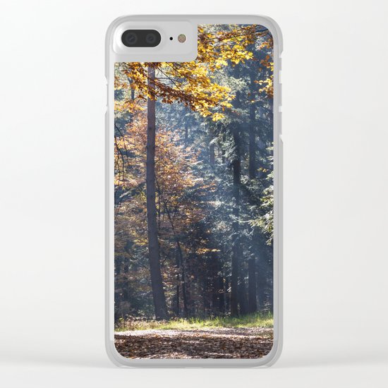 Colorful autumn Clear iPhone Case