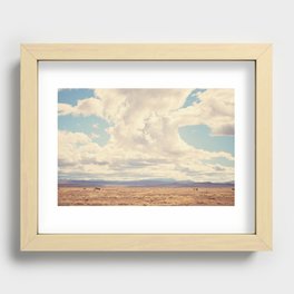 West Texas Recessed Framed Print