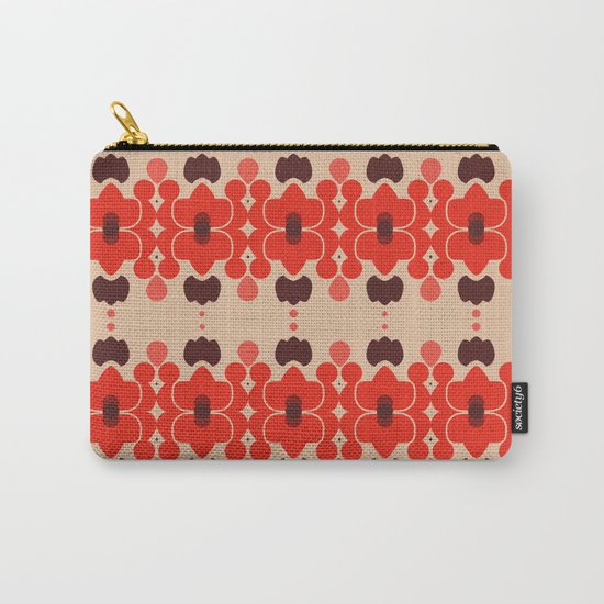 Red pattern rouge 6 Carry-All Pouch