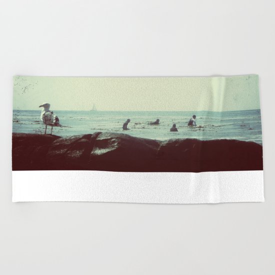 coastal vibes Beach Towel