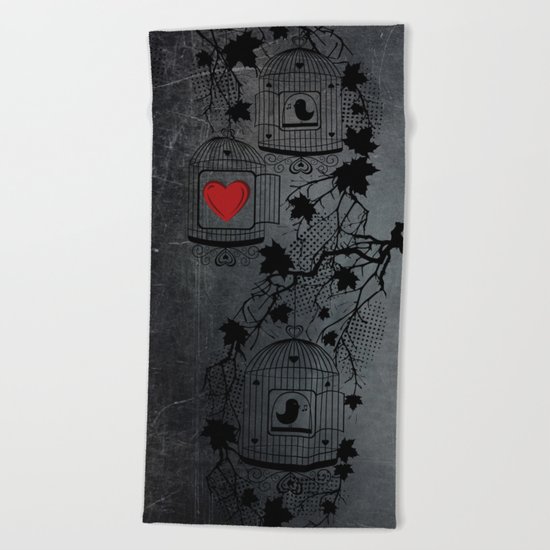 Cages Beach Towel