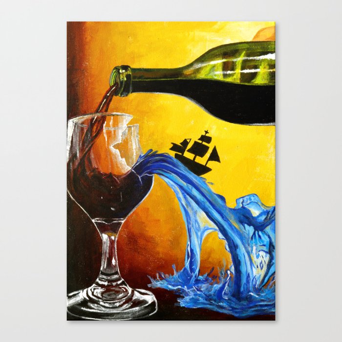 Glass of SAS Canvas Print