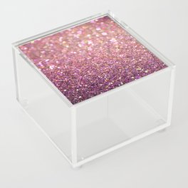 Mauve Iridescent Glitter Acrylic Box