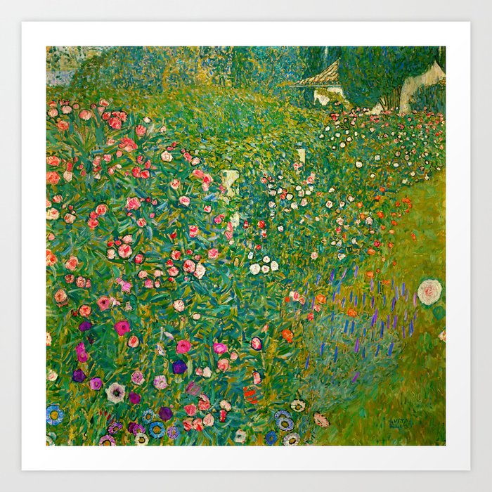 Gustav Klimt "Italian horticultural landscape" Art Print