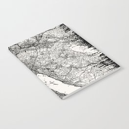 Zurich, Switzerland - Retro City Map Painting Notebook