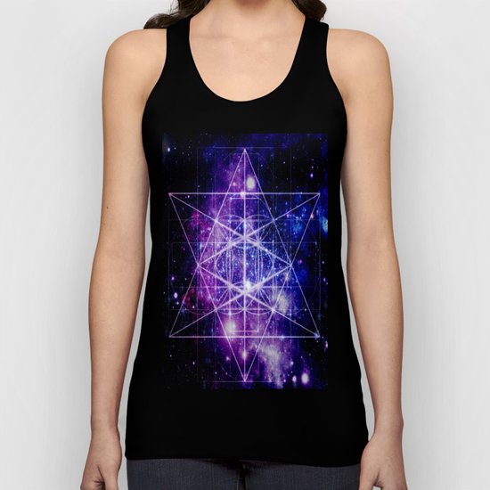 Flower of Life : Sacred Geometry Unisex Tank Top