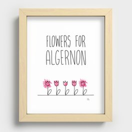 Daniel Keyes: Flowers for Algernon Recessed Framed Print