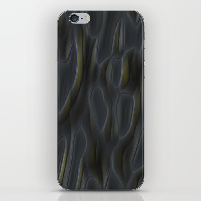 Dark elegant flow shapes iPhone Skin