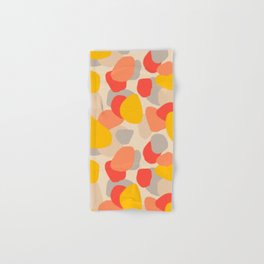 Fragments - abstract pattern in warm colors Hand & Bath Towel