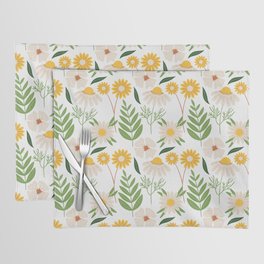 Springtime Garden Mix Wallpaper Pattern Placemat