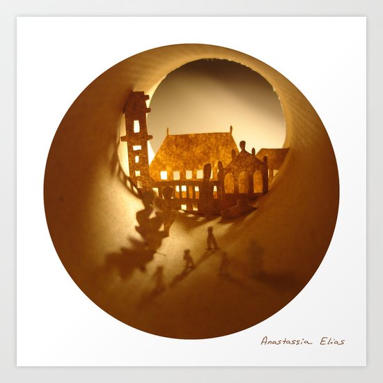 University of Coimbra (Université de Coimbra) Art Print