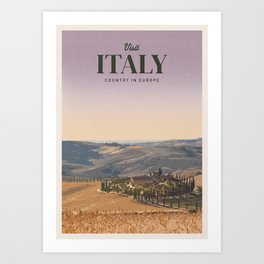 Visit Italy Art Print