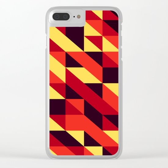 triangle lines Clear iPhone Case