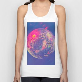 Disco 80s pink, dreams, pastel, love, cute Unisex Tank Top