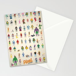 Pixel Nostalgia Stationery Cards