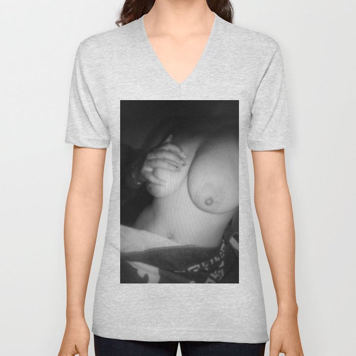 Different Boobs Perspective View Funny Female All-Over-Print Tank