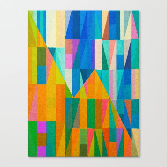 By Climbing Colors Canvas Print