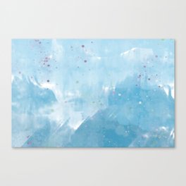 Snowy landscape Canvas Print