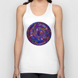 Colorful World Brown Unisex Tank Top