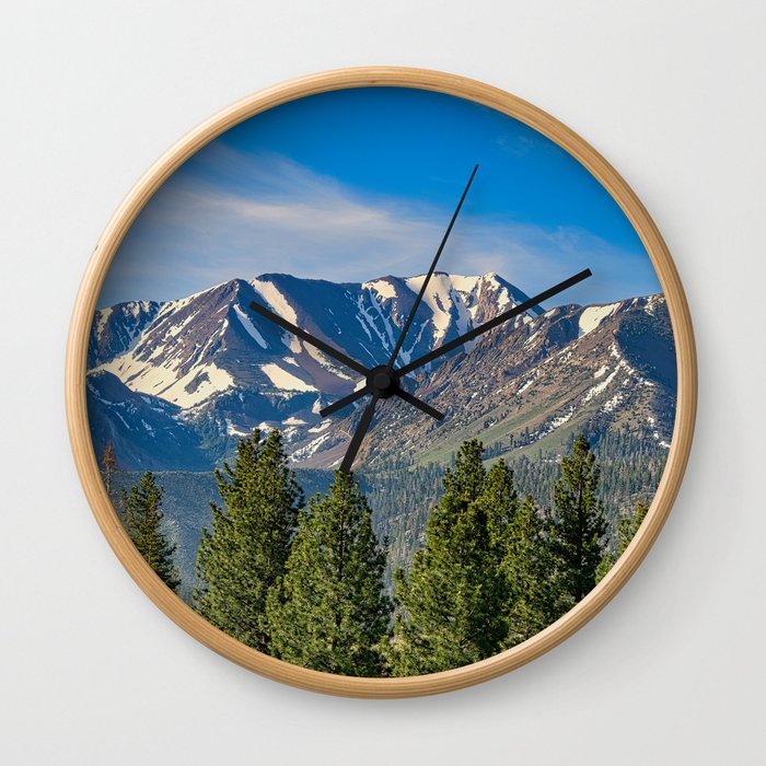 Mammoth Lakes Area, California Wall Clock