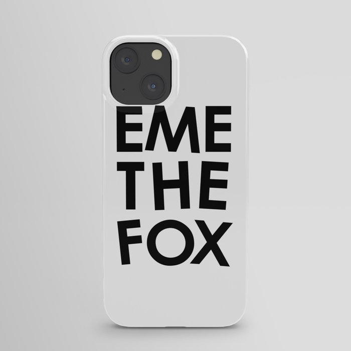 EME THE FOX iPhone Case