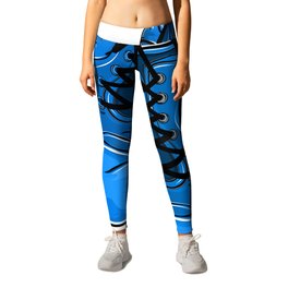 Blue boxing gloves hanging on a nail Leggings | Punch, Competition, Glove, Fist, Activity, Vector, Symbol, Protection, Fight, Equipment 