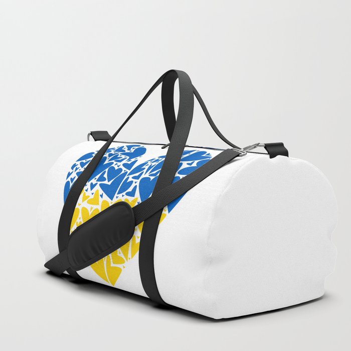 Ukraine Hearts Duffle Bag