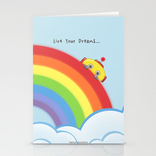 Live Your Dreams Stationery Cards