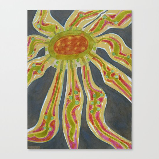 Flowing Lifeforce Canvas Print