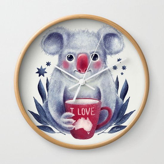 I♥Australia Wall Clock