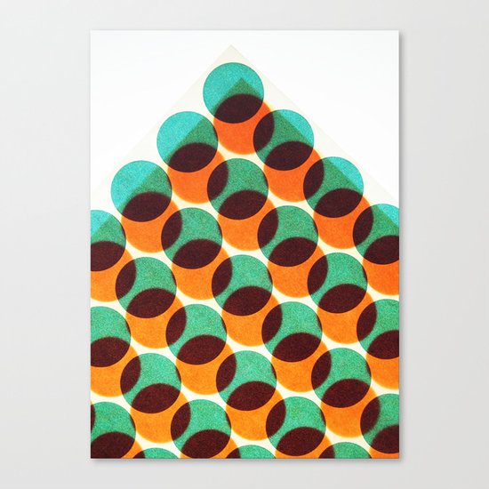 Peak of dots Canvas Print