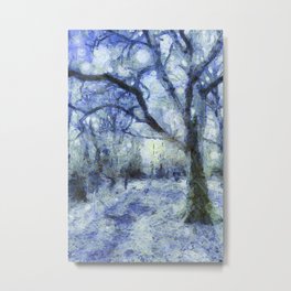 Blue Forest Van Gogh Metal Print | Vincentvangoghforest, England, Vincentvangogh, Photo, Vangoghtapestry, Vangoghtrees, Forest, Blueforest, Vangoghforest, Vangoghart 