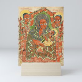 Ethiopian Illuminated Manuscript c. 1505 Mini Art Print
