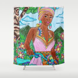 Art by Ms. Gibson pt6 Shower Curtain