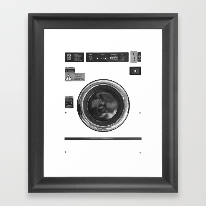 Laundromat Framed Art Print