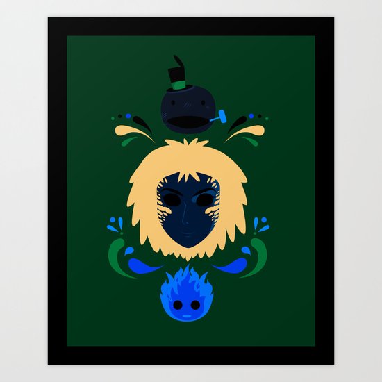 Howl Art Print