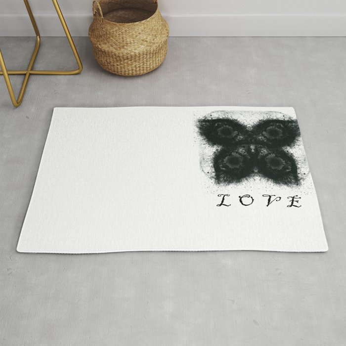 Butterfly love Rug