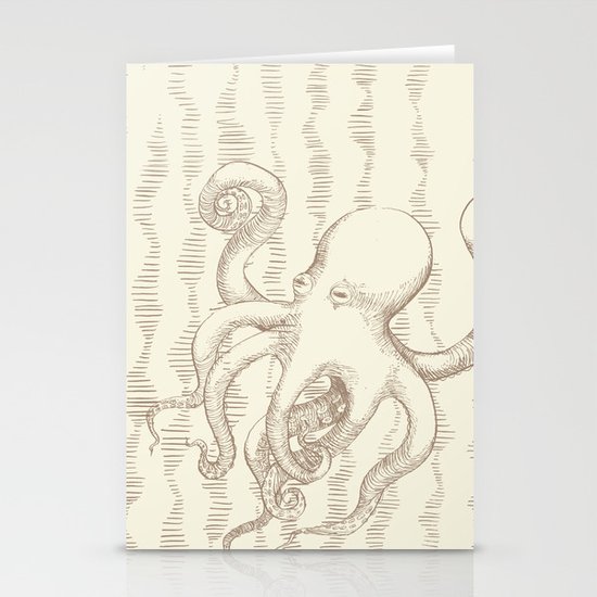Octopus Stationery Cards